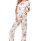 Women's Floral Print Lounge Set in Blue – Comfortable and Stylish