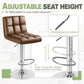 Bar Stools Modern Pu Leather Swivel Adjustable Hydraulic Bar Stool