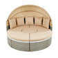 Patio Furniture Round Outdoor Sectional Sofa Set Rattan Daybed