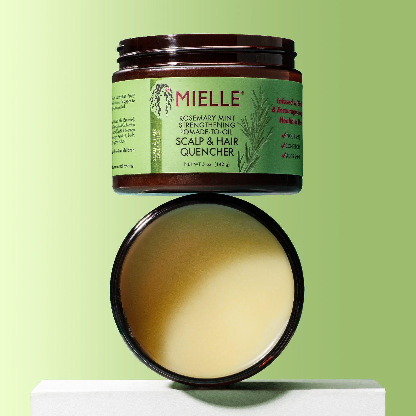 MIELLE ROSEMARY MINT POMADE TO OIL HS QUENCHER 5oz