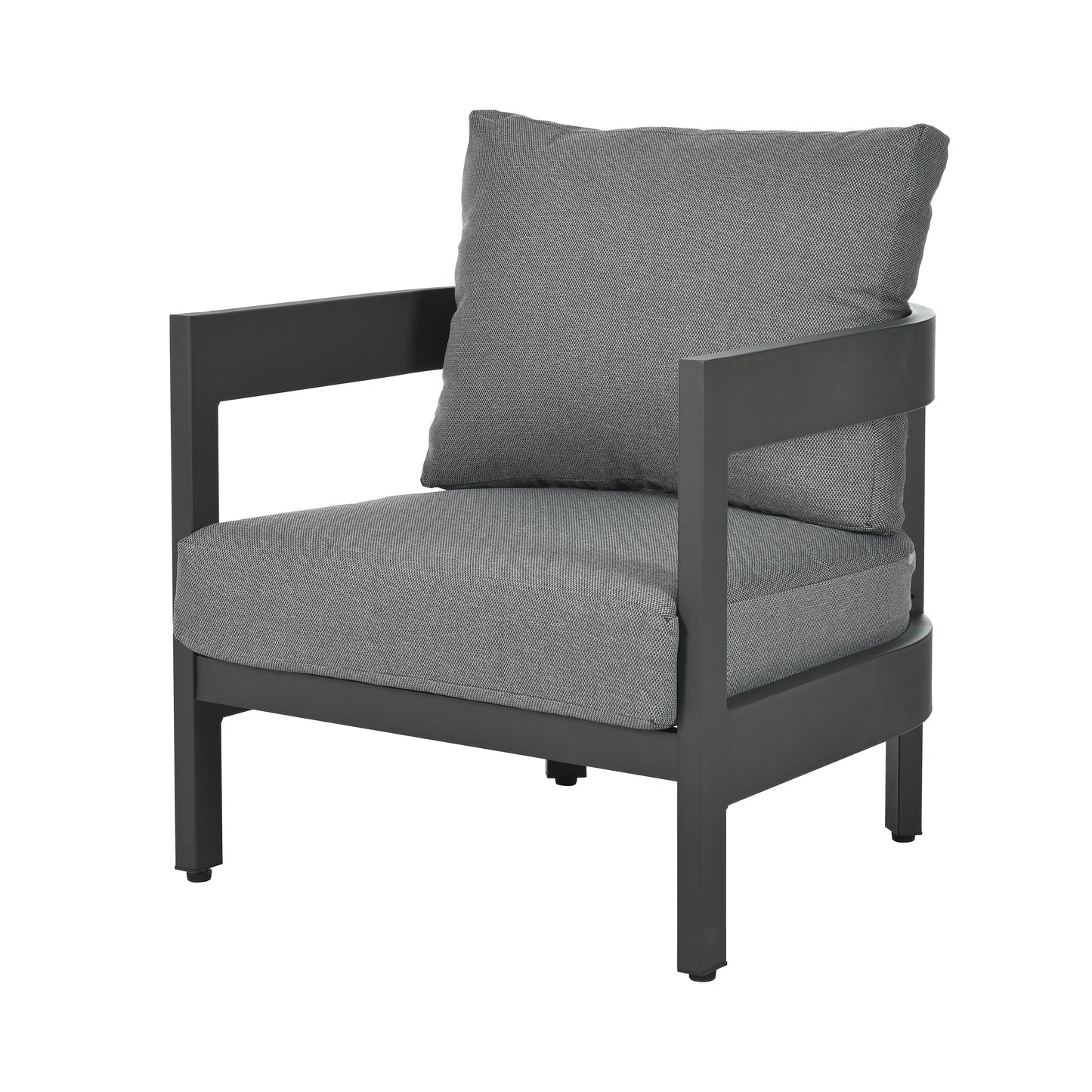 High-Quality Outdoor Seating Set with Thick Cushions for Ultimate