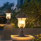 Vintage Outdoor Light Pole Lights, Waterproof Garden Patio Lights, Wal