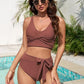 Women Twist High Waist Bikini Swimsuit
