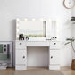 Dresser With Illuminated Mirror, 3 Colors, Lighting Mode, Brightness