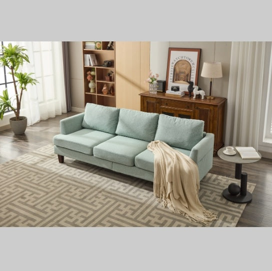 Fabric 3 Seater Couch With 2 USB, Comfortable Sectional Couches And