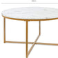 Round Coffee Table, Modern Boho Home Décor