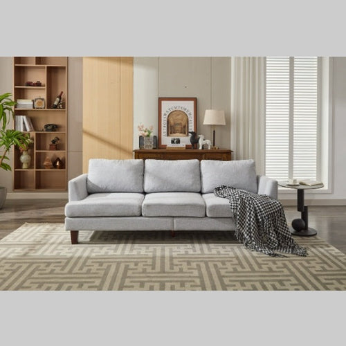 Fabric 3 Seater Couch With 2 USB, Comfortable Sectional Couches And