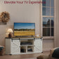 TV Stand for Tvs up to 65 Inches, Farmhouse Entertainment Center with