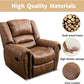 Leather Recliner Chair Set of 2, Classic and Traditional Manual