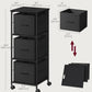 File Cabinet with 3 Drawers, Printer Stand, Cube Storage Shelf, for