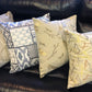 Crestmont Decorative Embroidered Pillow Covers/Cases 20x20 Set of 2