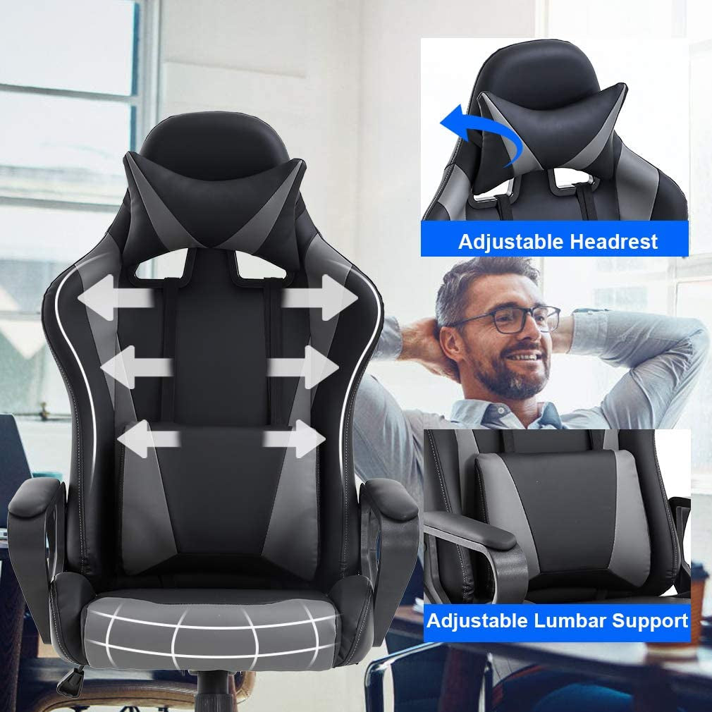 Affordable Ergonomic Gaming Chair with Back Support