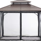 Hardtop Gazebo 10 X 12 Ft. Outdoor Gazebo, Heavy Duty Steel Frame