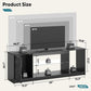 LED Gaming TV Stand for PS5/Xbox, 65 Inch