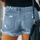 Gypsy Mid-rise Distressed Denim Shorts