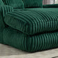Corduroy lazy sofa With 3 back pillows,Comfy Sofa- Deep Seat Couch for