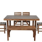 High-quality Acacia Wood Outdoor Table and Chair Set, Suitable for