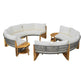 6 - Person Outdoor Seating Group with Cushions and A Coffee Table(old