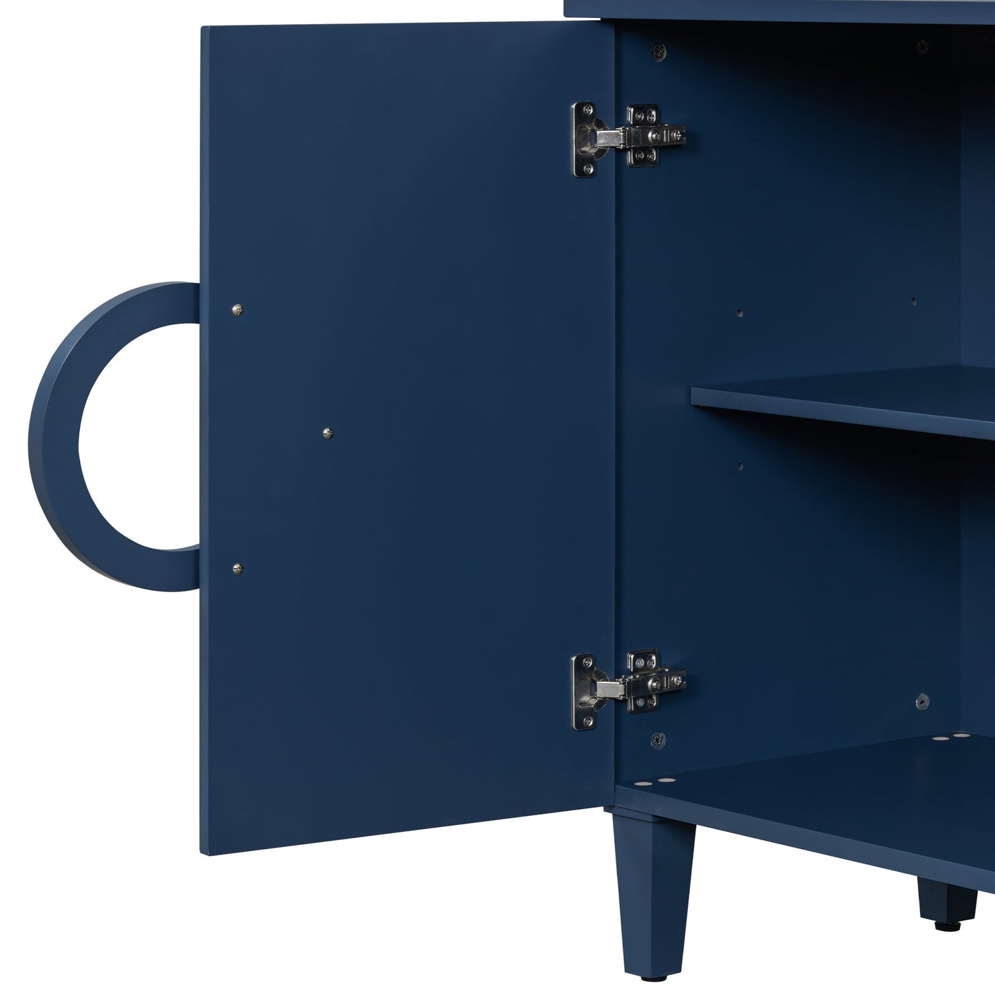 Four-door sideboard with French-Inspired,Suitable for Living Rooms,