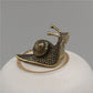 Brass Tea Pet Snail Decoration Pure Copper Paperweight Solid Core To