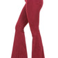 Bell Bottom Jean in Wine - Inseam 30\"