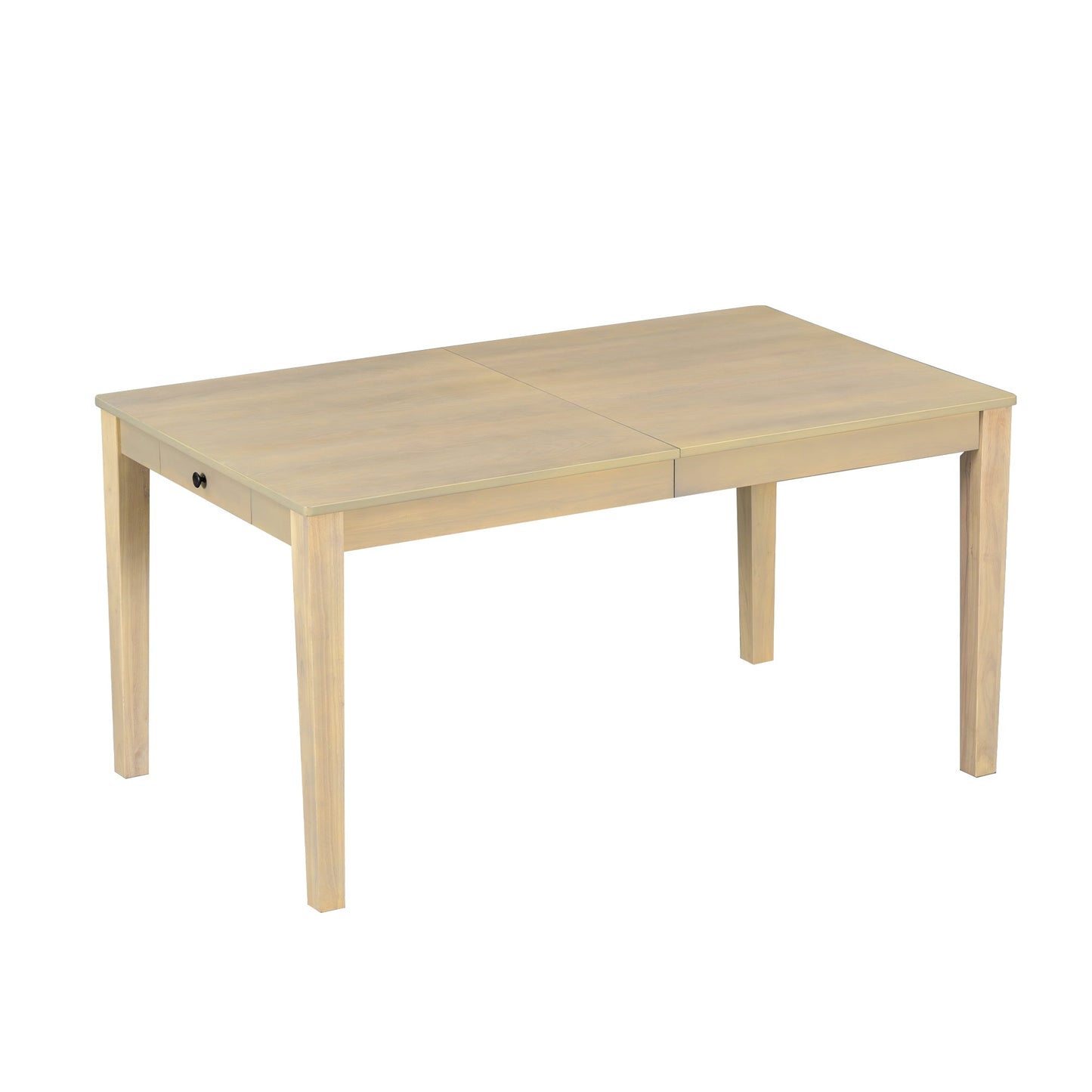 Rustic 7-Piece 78.1inch Extendable Dining Table Set with 18inch