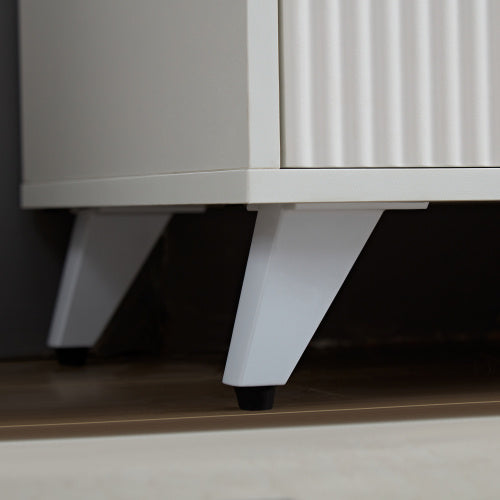 Buffet Cabinet With Wavy Texture