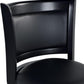 Augusta Extra Tall Swivel Bar Stool, 34-Inch, Black