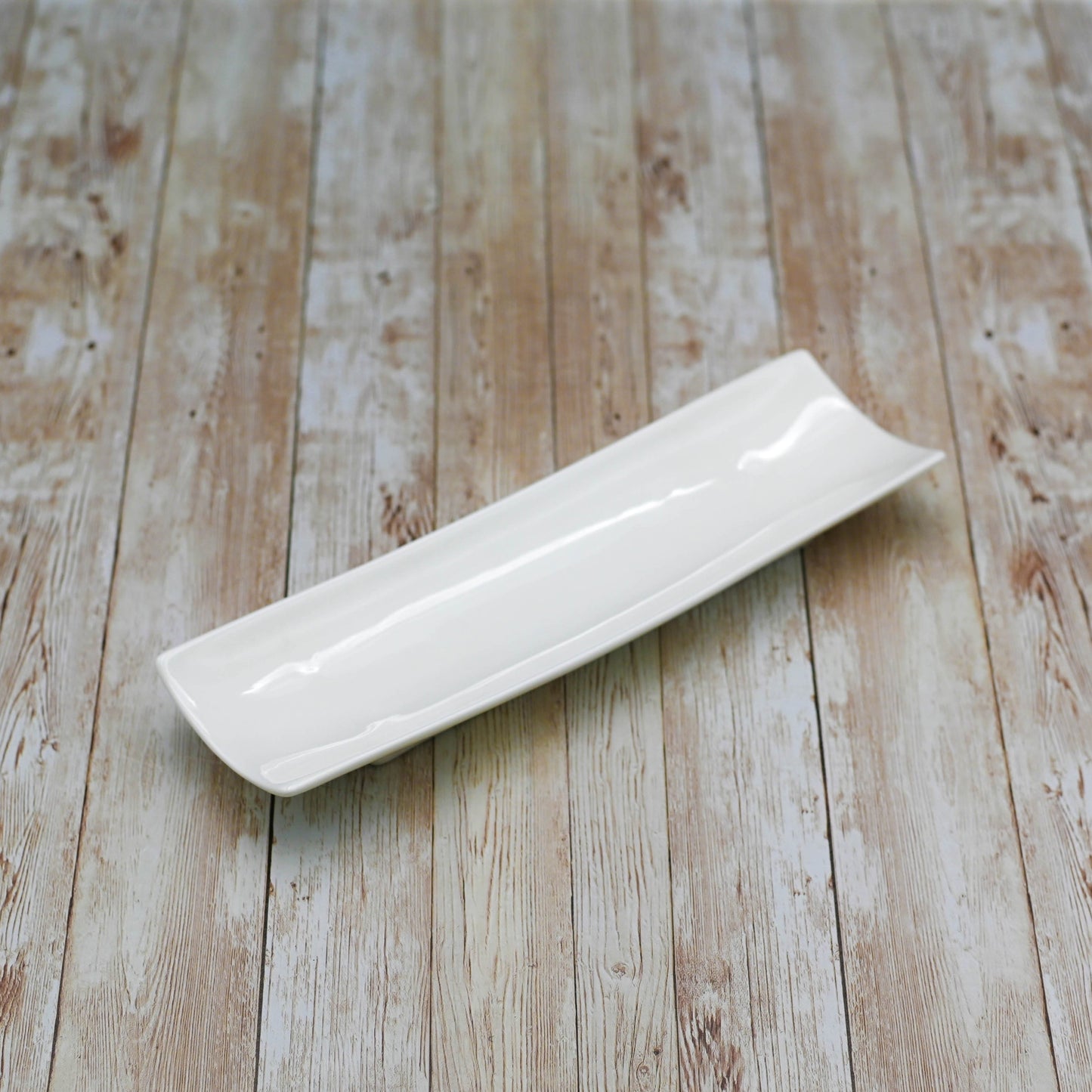 White Celery Tray / Dish 13" inch X 3.5" inch | 33 X 9 Cm