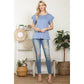 Blue Layered Ruffle XL