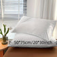 Set of 2 Brushed Solid Pillow Covers No Inserts