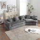Boucle Sofa 3 Seater for Living Room Oversized Comfy Sofa unique