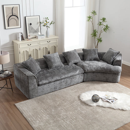 Boucle Sofa 3 Seater for Living Room Oversized Comfy Sofa unique