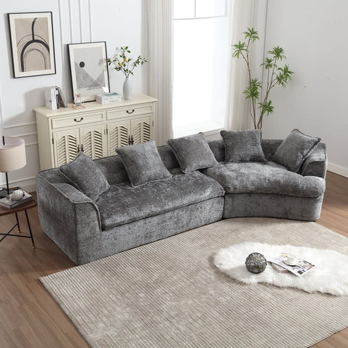 Boucle Sofa 3 Seater for Living Room Oversized Comfy Sofa unique