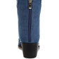 Starlit Multi Color Stones Embellished Boots