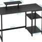 Computer Desk 39 Inch with Monitor Stand, Office Desk with Adjustable