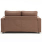VIDEO Provided 3-in-1 Upholstered Futon Sofa Convertible Floor Sofa
