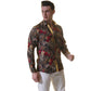 Floral Mens Slim Fit Designer Dress Shirt - tailored Cotton Shirts for