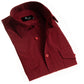 Dark Maroon Mens Slim Fit Designer Dress Shirt - tailored Cotton