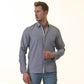 Grayish inside Floral Mens Slim Fit Designer French CuffShirt -