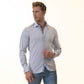 Blue inside Blue White Polka Dot Mens Slim Fit Designer French Cuff