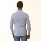 Blue inside Blue White Polka Dot Mens Slim Fit Designer French Cuff