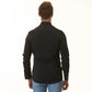 Black inside White Printed Double Cuff Shirt Mens Slim Fit Designer