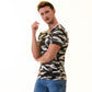 Black Camouflage European Made & Designed Premium Quality T-Shirt