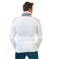 European Wool Luxury Zippered With Sweater Jacket Warm Winter Tailor