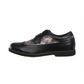 Men's Camo Wingtip Brogue Shoes - Black