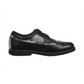 Men's Camo Wingtip Brogue Shoes - Black