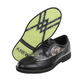 Men's Camo Wingtip Brogue Shoes - Black
