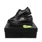 Men's Camo Wingtip Brogue Shoes - Black