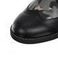 Men's Camo Wingtip Brogue Shoes - Black